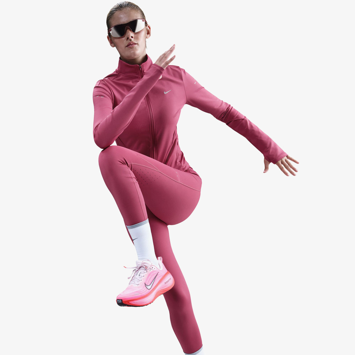 Nike Swift Kadın Pembe Koşu Tayt
