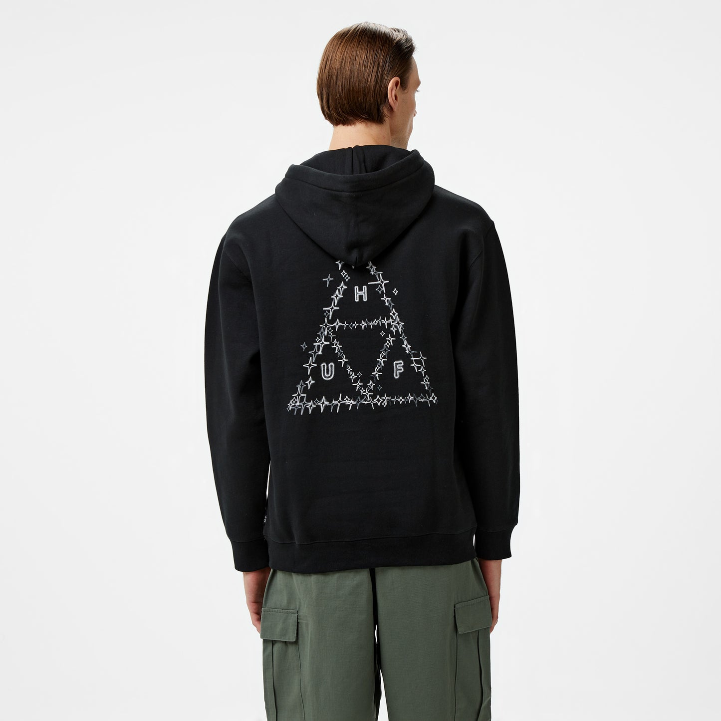 Huf Gleam P/o Erkek Siyah Hoodie