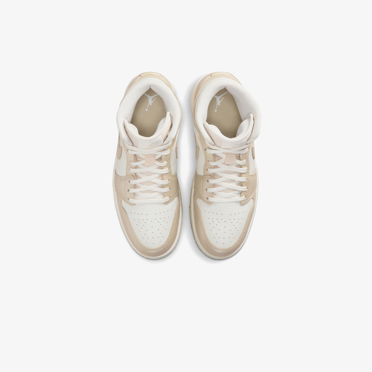 Nike Air Jordan 1 Mid Se 'hoops Gold Pac' Kadın Sarı Spor Ayakkabı