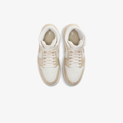 Nike Air Jordan 1 Mid Se 'hoops Gold Pac' Kadın Sarı Spor Ayakkabı