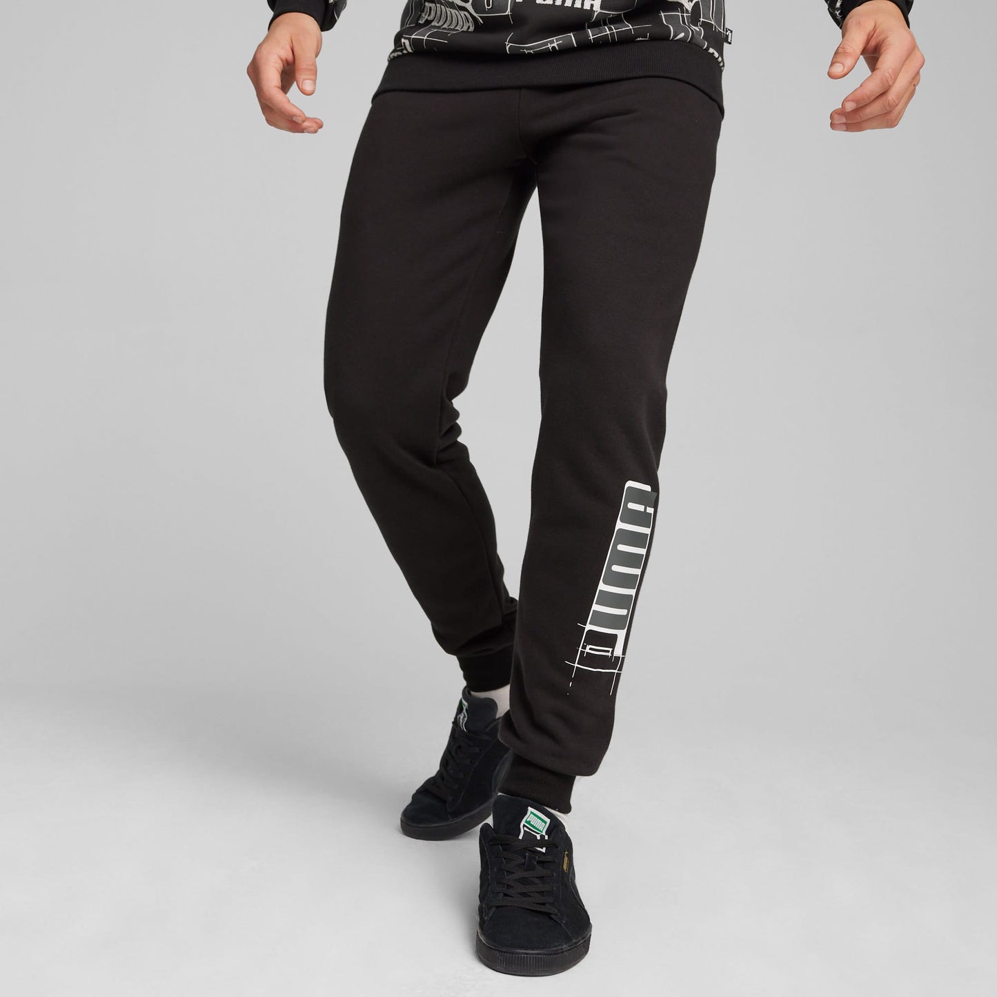 Puma Essentials Logo Lab Erkek Mavi Eşofman Altı