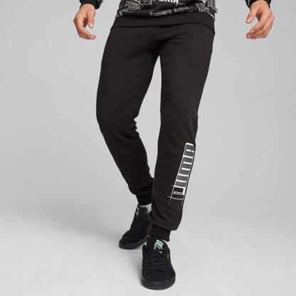 Puma Essentials Logo Lab Erkek Mavi Eşofman Altı
