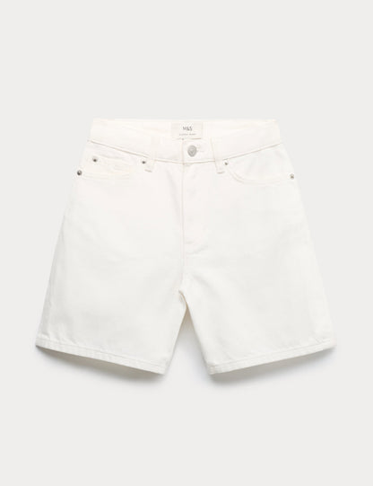 Pamuklu Denim Şort