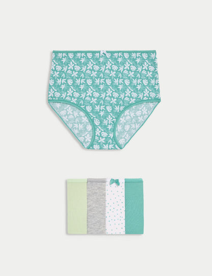 5'li Cotton Lycra Full Brief Külot Seti