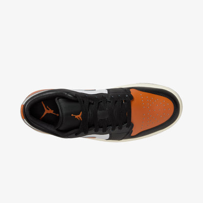 Nike Air Jordan 1 Low Erkek Turunuc/siyah Spor Ayakkabı