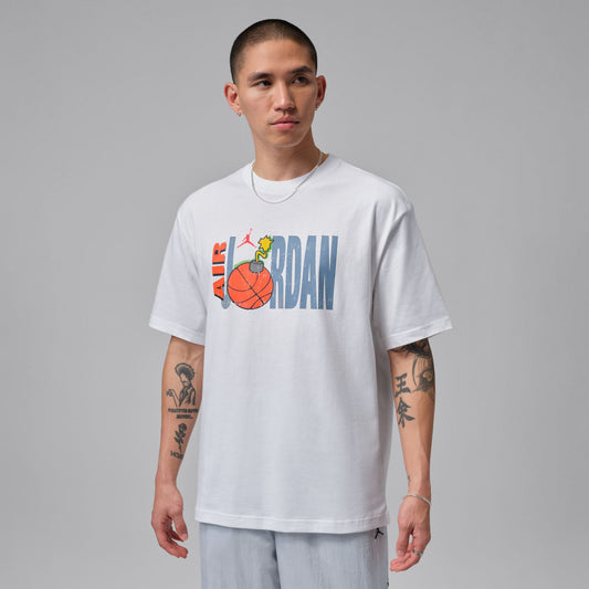 Jordan No Franchise Erkek Beyaz T-shirt