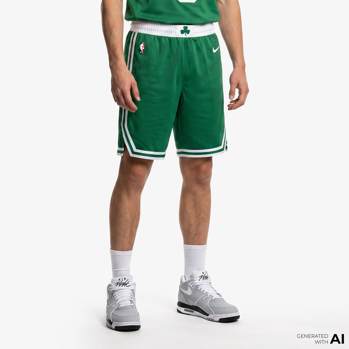 Nike Boston Celtics Spotlight Erkek Yeşil Basketbol Şortu