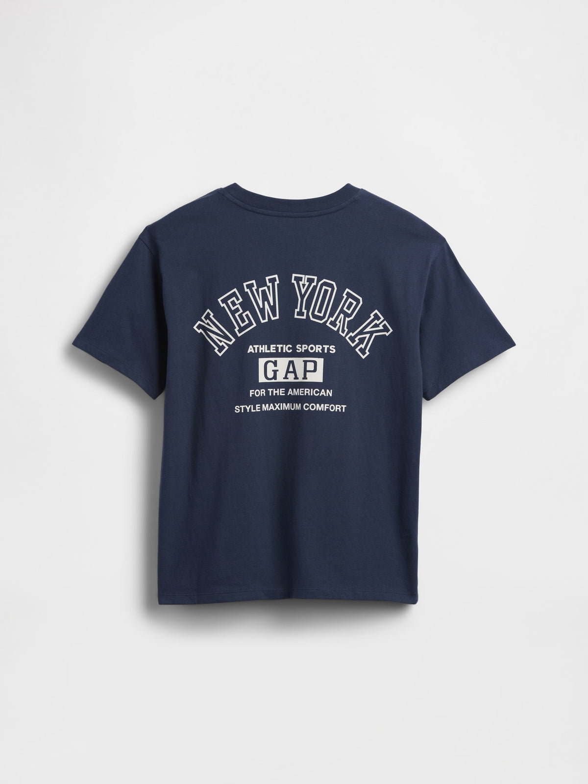 Lacivert Relaxed Grafik Logo T-shirt