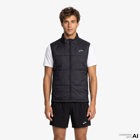 Brooks Shield Hybrid Vest 3.0 Erkek Siyah Yelek