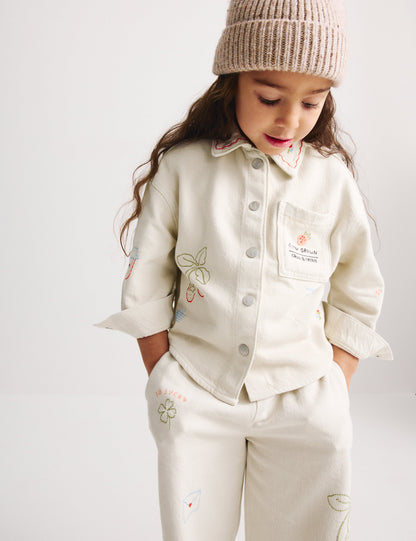 Denim Desenli Ceket