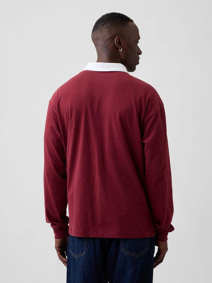 Bordo Boxy Colorblock Ragby T-shirt