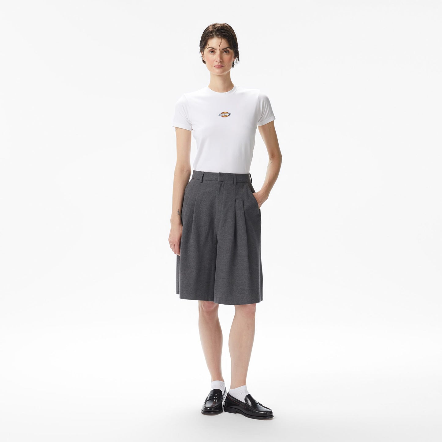 Dickies Maple Valley Kadın Beyaz T-shirt