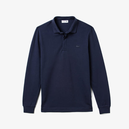 Lacoste Erkek Regular Fit Uzun Kollu Lacivert Paris Polo