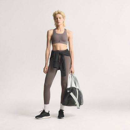 Adidas Optime Power Yüksek Destekli Kadın Kahverengi Antrenman Bra