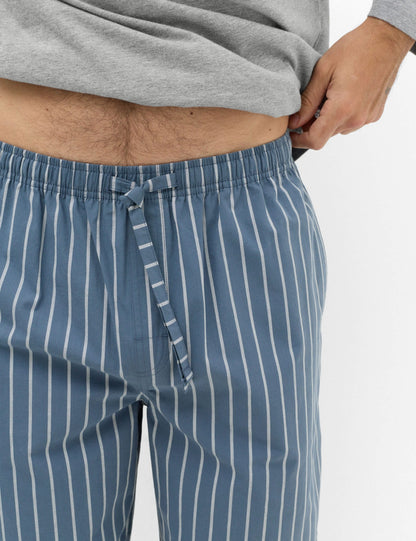 Saf Pamuklu Çizgili Pijama Takımı