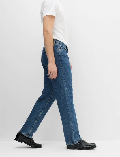 Relaxed Fit Düz Paça Jeans