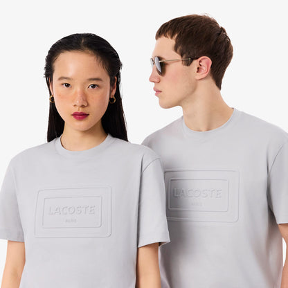 Lacoste Classic Fit Unisex Gri T-shirt