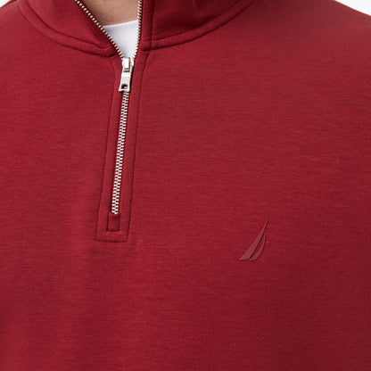 Nautica Erkek Bordo Regular Fit Dik Yaka Sweatshirt