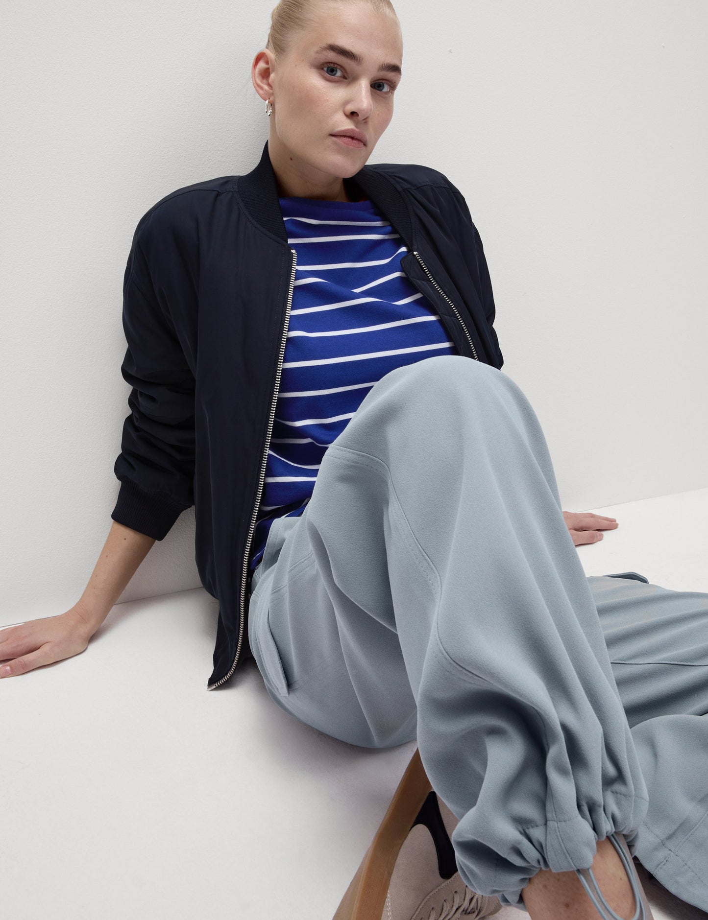 Relaxed Fit Wide Leg Kargo Pantolon