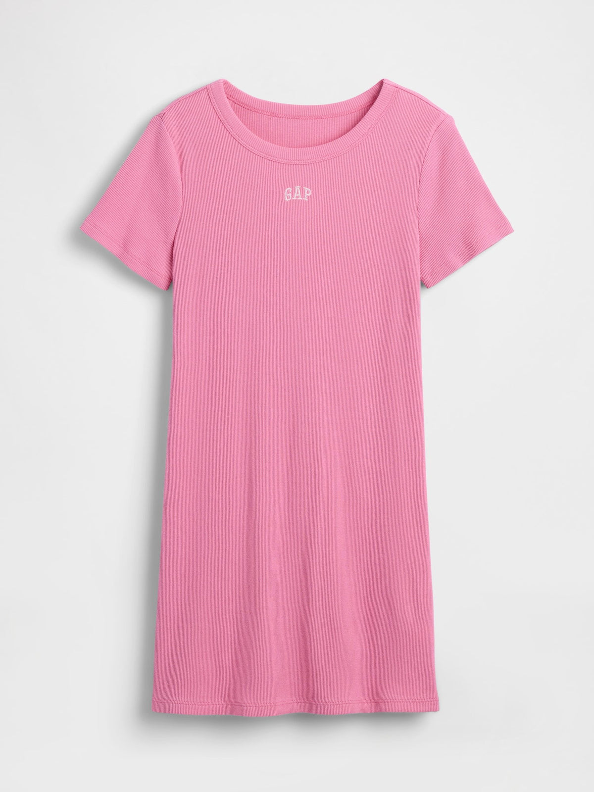 Pembe Gap Logo Fitilli T-shirt Elbise