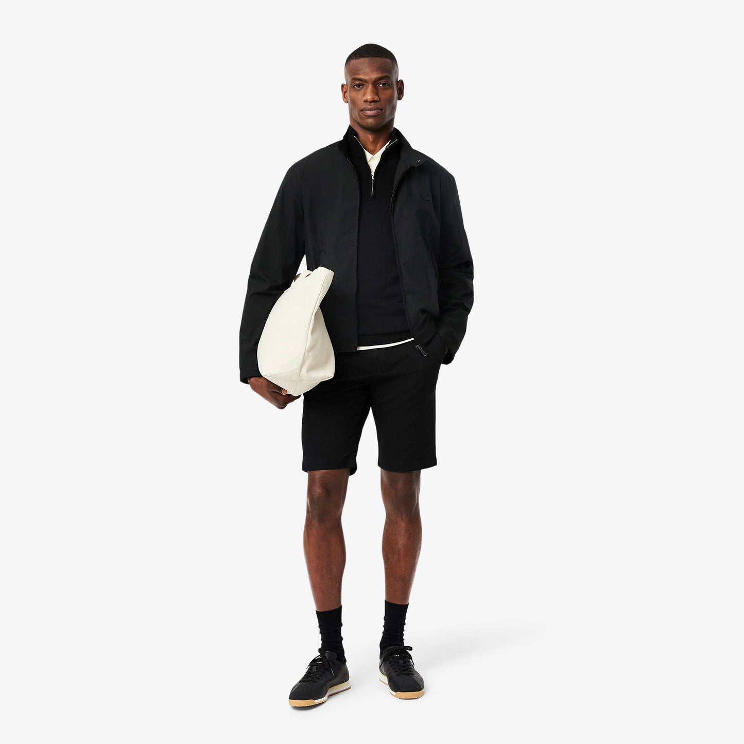 Lacoste Erkek Slim Fit Siyah Bermuda Şort