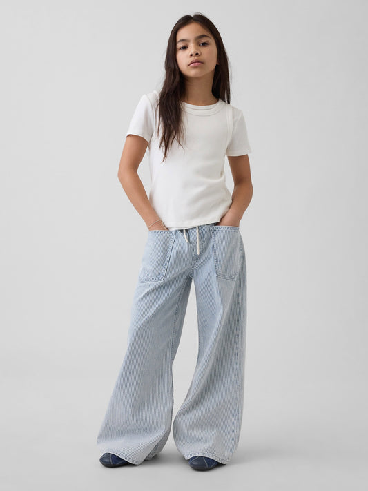 Mavi Kids Düşük Bel Baggy Jean Pantolon