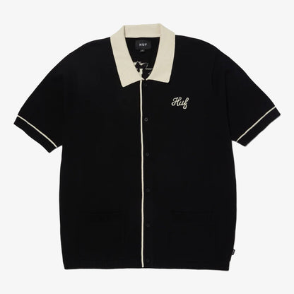 Huf Icaris Knit Top Erkek Siyah Gömlek