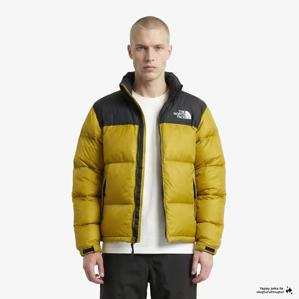 The North Face Retro Nuptse Bicolor Down Erkek Renkli Mont