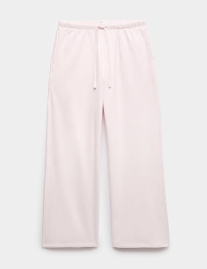 Pamuk Karışımlı Geniş Paça Pijama Altı