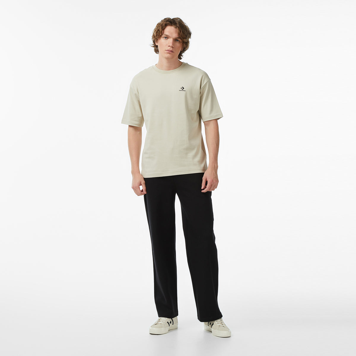 Converse Erkek Bej T-shirt