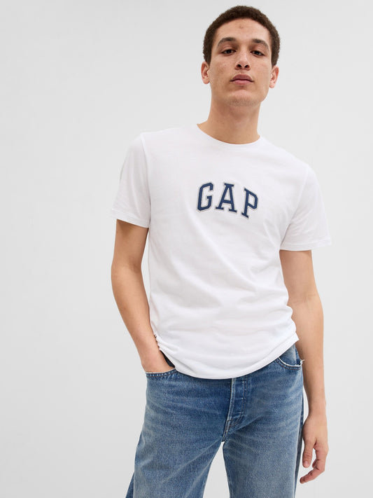 Beyaz Gap Logo T-shirt