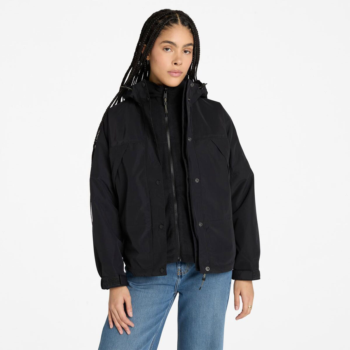 Timberland Winnick Su Geçirmez 3in1 Fleece Kadın Siyah Ceket