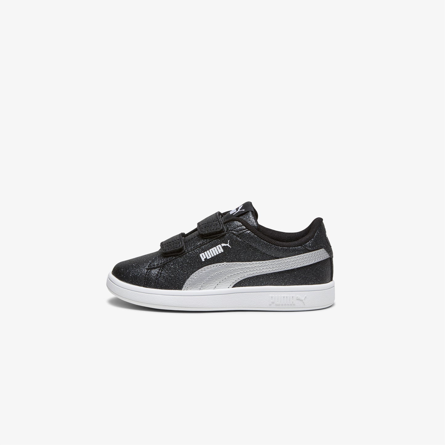Puma Smash 3.0 Glitz Glam Çocuk Siyah Simli Spor Ayakkabı