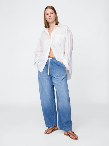 Mavi High Rise Kolay Barrel Jean Pantolon