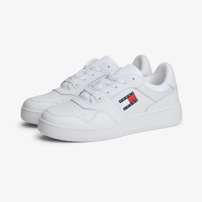 Tommy Hilfiger Retro Basket Kadın Beyaz Spor Ayakkabı