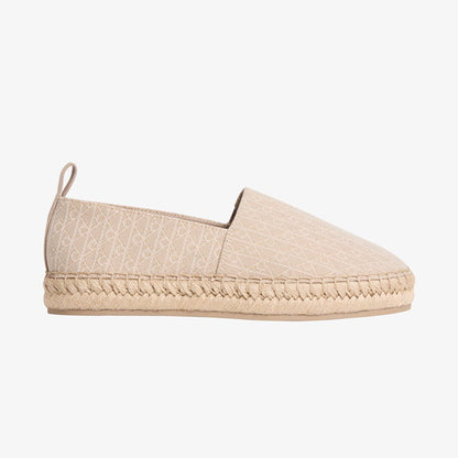Calvin Klein Oblique Kadın Bej Espadril