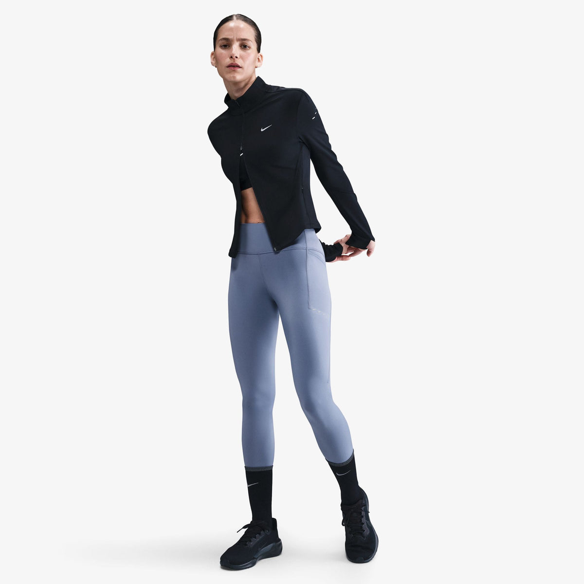 Nike Swift Kadın Mavi Koşu Tayt