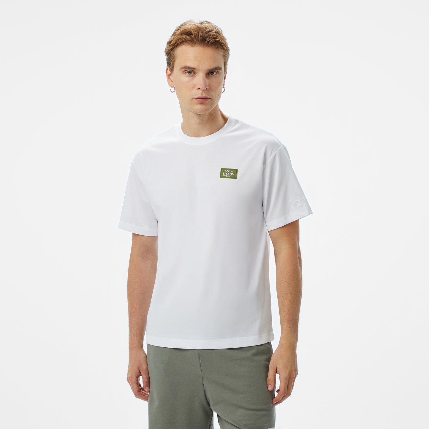 Anta Sports Erkek Beyaz T-shirt