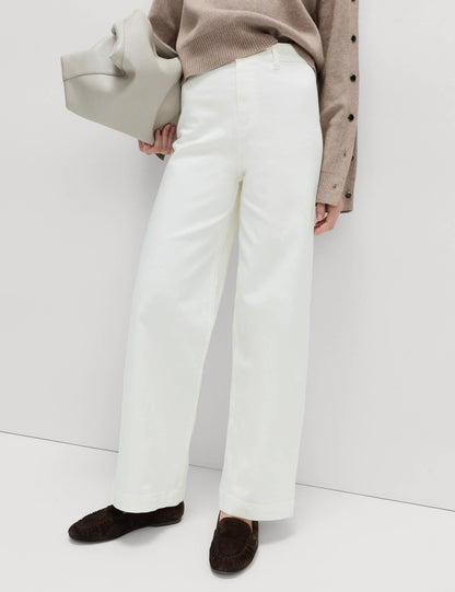 Yüksek Bel Wide Leg Grazer Jean