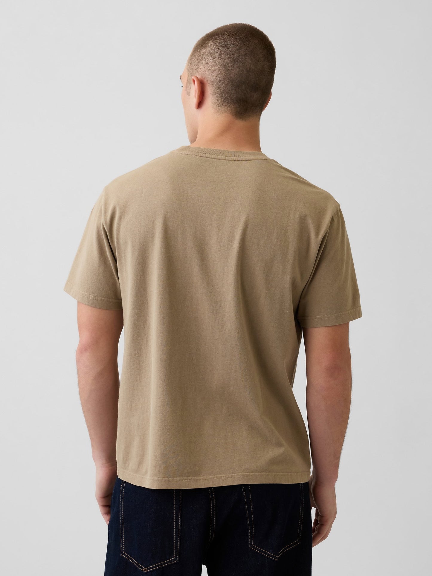 Açık Kahverengi Snoopy Mojave Relaxed Grafik T-shirt