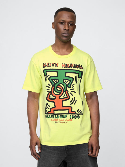 Sarı Keith Haring Grafik T-shirt