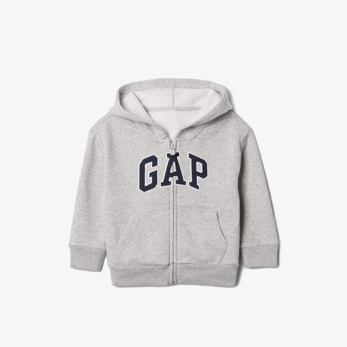 Gap Relaxed Logo Fermuarlı Çocuk Gri Sweatshirt