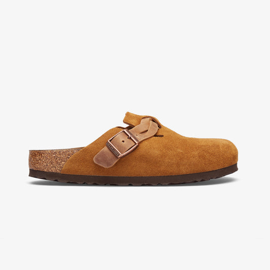 Birkenstock Boston Vl Braided Kadın Kahverengi Terlik