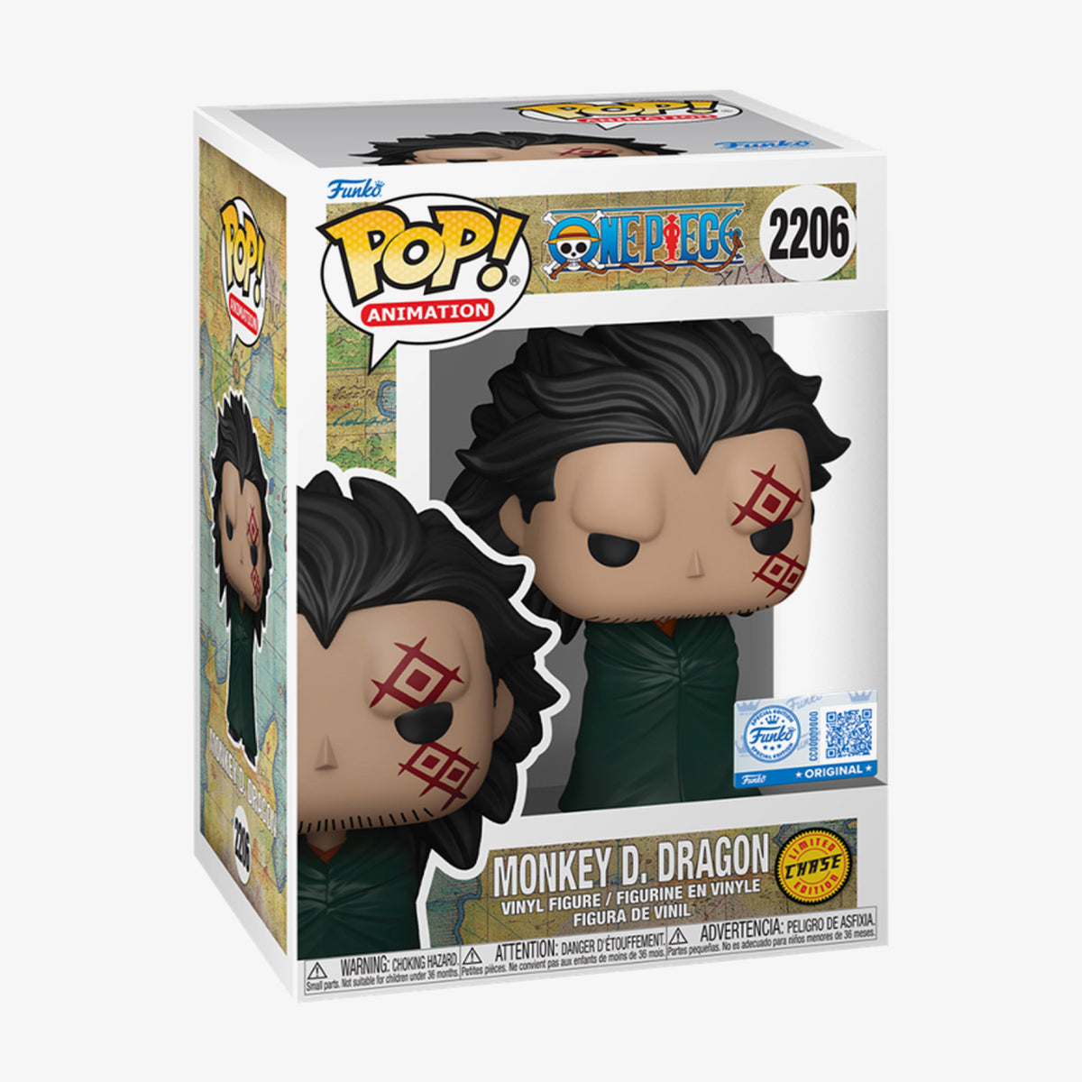 Funko Pop! Animation: One Piece S12 Monkey D. Dragon Unisex Renkli Figür