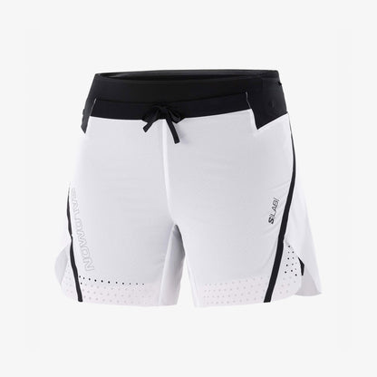 Salomon S/lab Speed 2in1 Short Kadın Beyaz Koşu Şortu