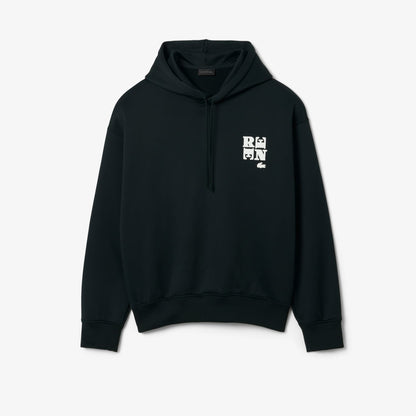 Lacoste Runway Erkek Oversize Fit Kapüşonlu Koyu Yeşil Sweatshirt