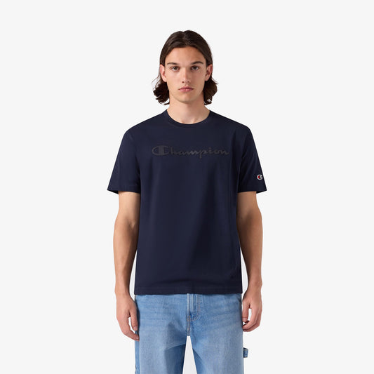 Champion Short Sleeve Erkek Lacivert T-shirt