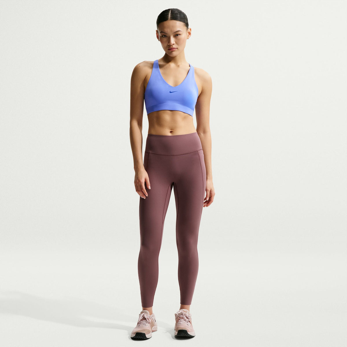 Nike Pro Seamless Kadın Mavi Bra