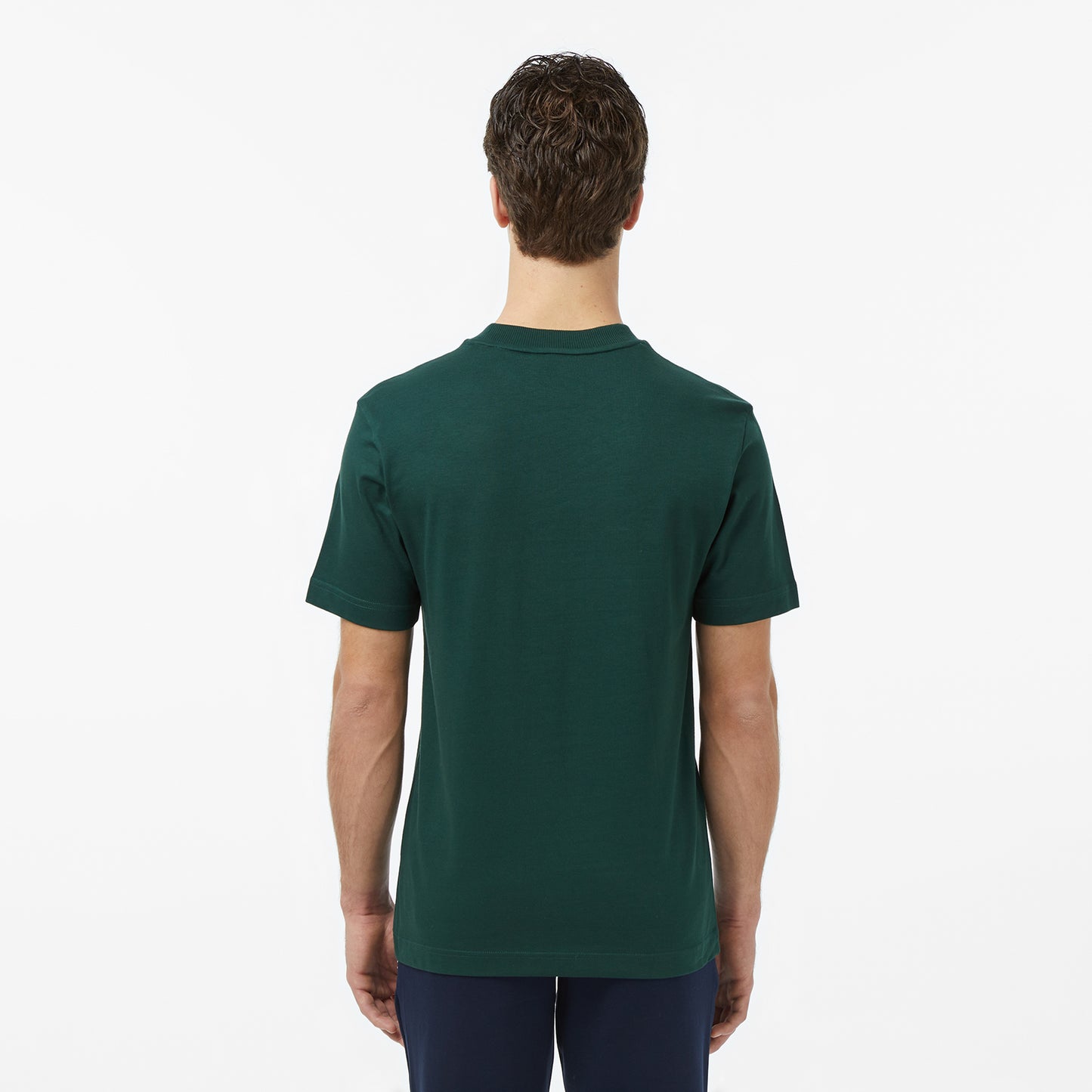 Lacoste Erkek Relaxed Fit Bisiklet Yaka Yeşil T-shirt