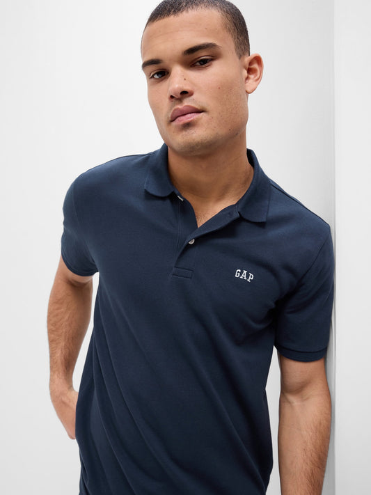 Mavi Gap Logo Polo Yaka 2'li T-shirt Seti